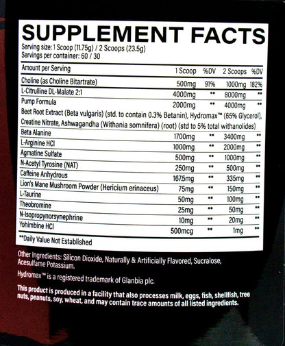 Alpha High Stimulate Pre-Workout ApexIntensity 