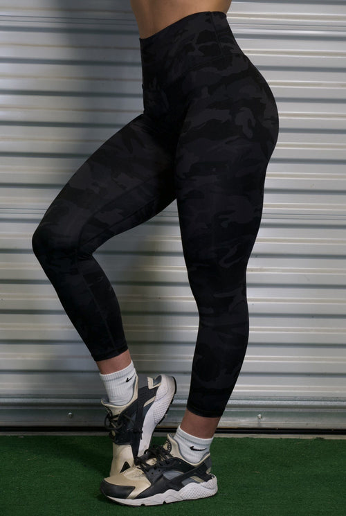 Black Camo Leggings ApexIntensity 